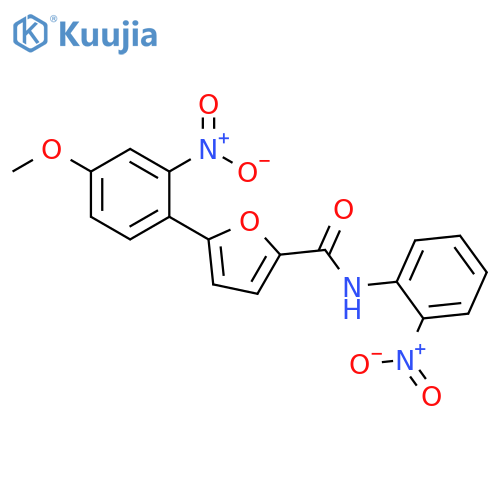 5-(4-methoxy-2-nitrophenyl)-N-(2-nitrophenyl)furan-2-carboxamide structure