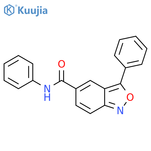 N,3-diphenyl-2,1-benzoxazole-5-carboxamide structure