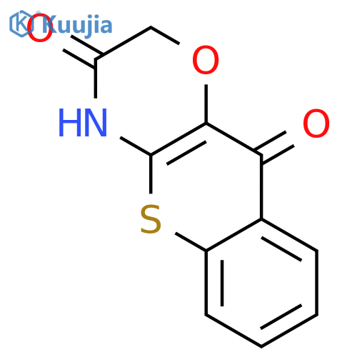 [1]Benzothiopyrano[3,2-b]-1,4-oxazine-3,10(2H,4H)-dione structure