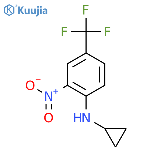 N-Cyclopropyl-2-nitro-4-trifluoromethylaniline structure