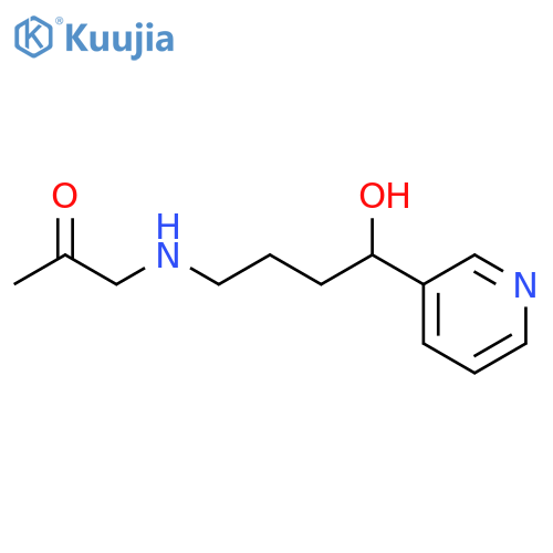 4-(Acetylmethylamino)-1-(3-pyridyl)-1-butanol-d6 structure