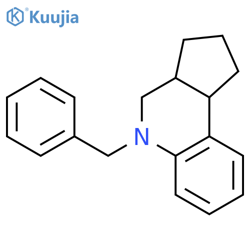 1H-Cyclopenta[c]quinoline, 2,3,3a,4,5,9b-hexahydro-5-(phenylmethyl)- structure