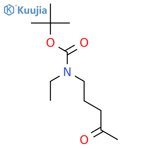N-(T-BOC)-N-ETHYL-4-OXOPENTYLAMINE structure