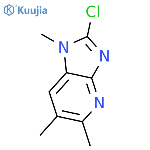 2-Chloro-1,5,6-trimethylimidazo 4,5-b Pyridine structure