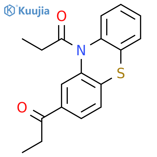 N,2-Dipropionyl Phenothiazine structure