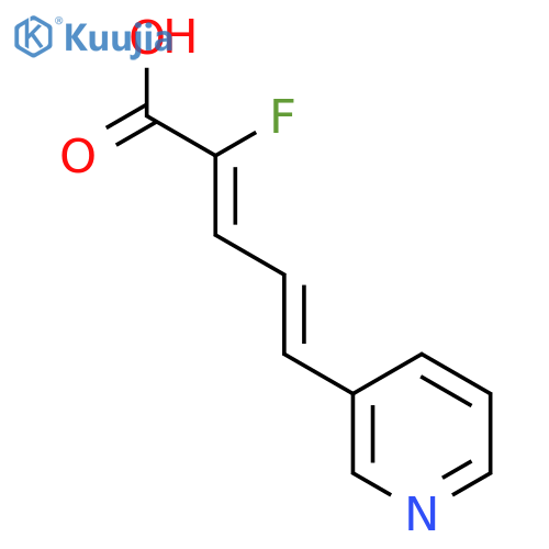 2-FLUORO-5-(3-PYRIDYL)PENTA(2-Z,4-E)DIENOIC ACID structure