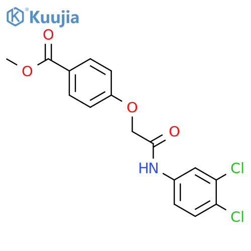 Methyl 4-{2-(3,4-Dichlorophenyl)amino-2-oxoethoxy}benzoate structure