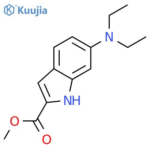 Methyl 6-(diethylamino)-1h-indole-2-carboxylate structure