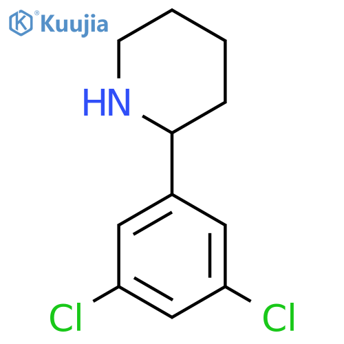 2-(3,5-DICHLOROPHENYL)PIPERIDINE structure
