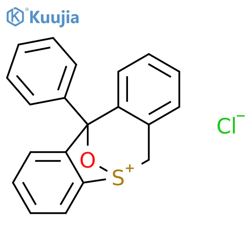 11H-5,11-Epoxy-6H-dibenzo[b,e]thiepinium, 11-phenyl-, chloride structure