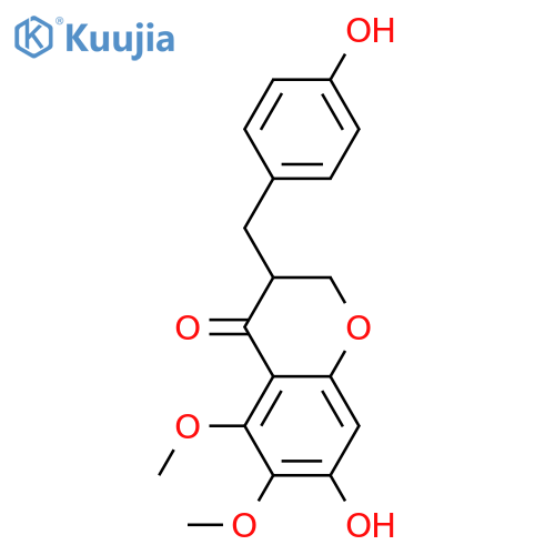 4',5,6,7-Tetrahydroxyhomoisoflavanone; (R)-form, 5,6-Di-Me ether structure