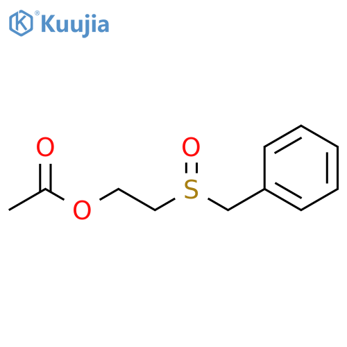 Ethanol,2-[(phenylmethyl)sulfinyl]-, 1-acetate structure