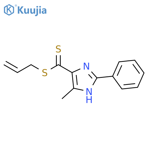1H-Imidazole-4-carbodithioic acid, 5-methyl-2-phenyl-, 2-propenyl ester structure