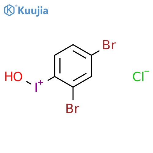 IODONIUM, (2,4-DIBROMOPHENYL)HYDROXY-, CHLORIDE structure