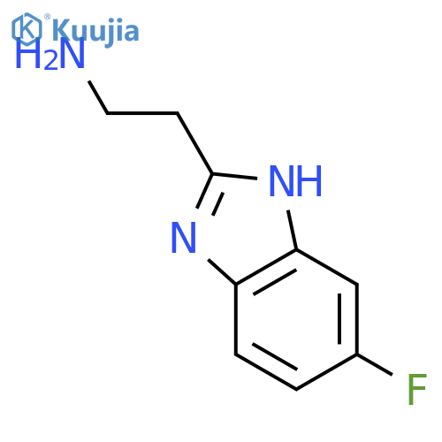 2-(5-fluoro-1H-1,3-benzodiazol-2-yl)ethan-1-amine hydrochloride structure