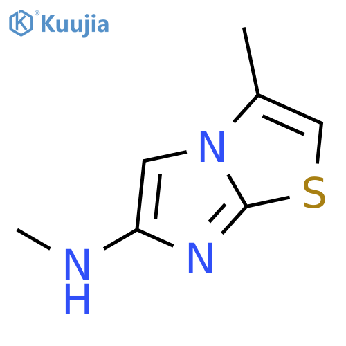 (3-Methylimidazo2,1-b1,3thiazol-6-yl)methylamine dihydrochloride structure
