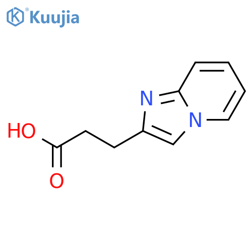 3-{imidazo[1,2-a]pyridin-2-yl}propanoic acid structure