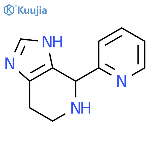 4-(2-pyridinyl)-4,5,6,7-tetrahydro-3H-imidazo4,5-cpyridine hydrate structure