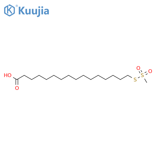 16-METHANETHIOSULFONYL HEXADECANOIC ACID structure