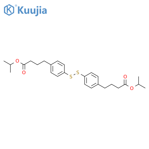 4-(2-Methyl-2-ethoxycarbonyl)propylphenyl Disulfide structure