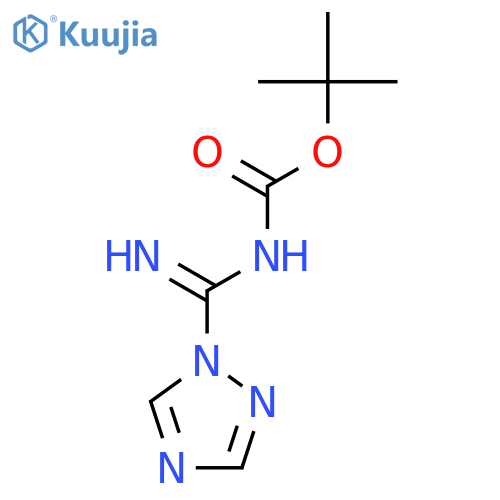 (IMINO-[1,2,4]TRIAZOL-1-YL-METHYL)-CARBAMIC ACID TERT-BUTYL ESTER structure