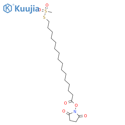 N-SUCCINIMIDYLOXYCARBONYLPENTADECYL METHANETHIOSULFONATE structure