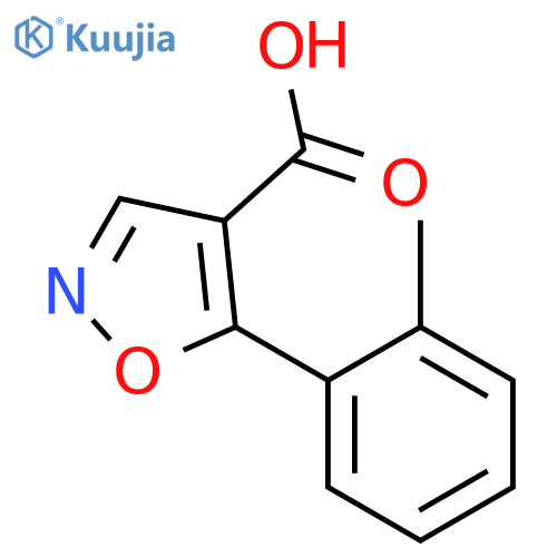 5-(2-methylphenyl)-1,2-oxazole-4-carboxylic acid structure