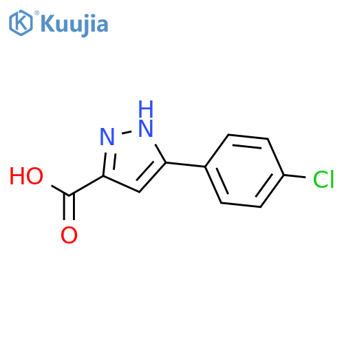 1H-Pyrazole-3-carboxylicacid, 5-(4-chlorophenyl)- structure