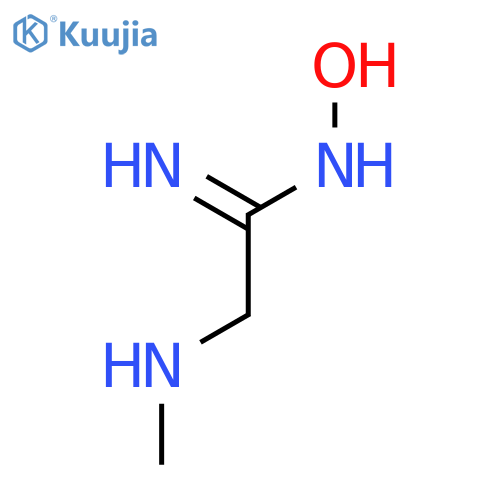 N'-hydroxy-2-(methylamino)ethanimidamide structure