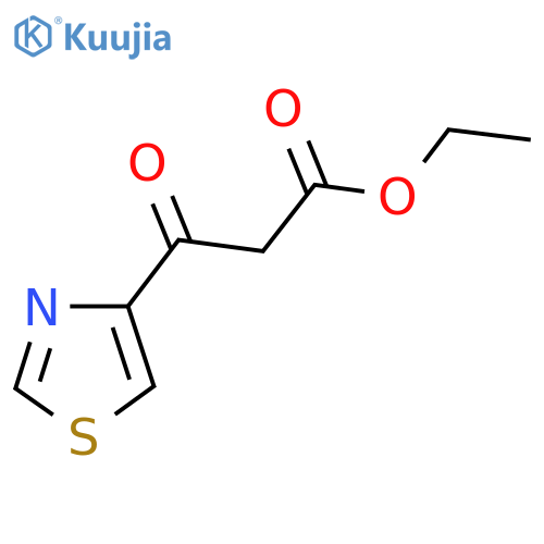 ethyl 3-oxo-3-(1,3-thiazol-4-yl)propanoate structure