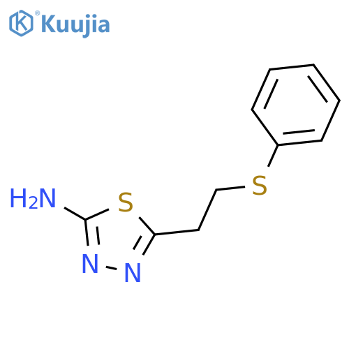 5-2-(Phenylthio)ethyl-1,3,4-thiadiazol-2-amine structure