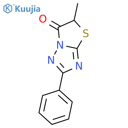 Thiazolo[3,2-b][1,2,4]triazol-6(5H)-one, 5-methyl-2-phenyl- structure