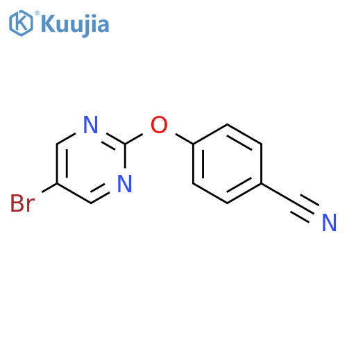 4-(5-Bromo-Pyrimidin-2-Yloxy)-Benzonitrile structure
