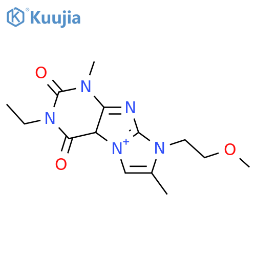 3-ethyl-8-(2-methoxyethyl)-1,7-dimethyl-1H,2H,3H,4H,8H-imidazo1,2-gpurine-2,4-dione structure