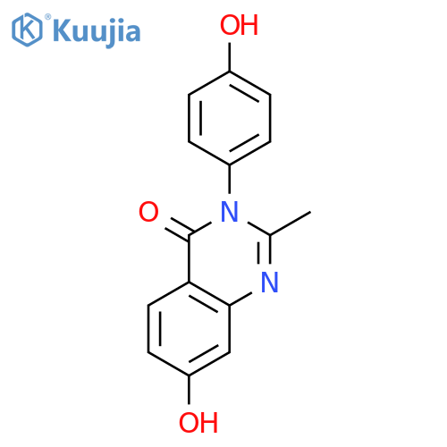 4(3H)-Quinazolinone, 7-hydroxy-3-(4-hydroxyphenyl)-2-methyl- structure