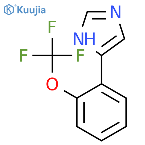 4-2-(trifluoromethoxy)phenyl-1H-imidazole structure
