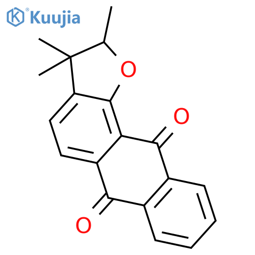 Anthra[1,2-b]furan-6,11-dione, 2,3-dihydro-2,3,3-trimethyl- structure
