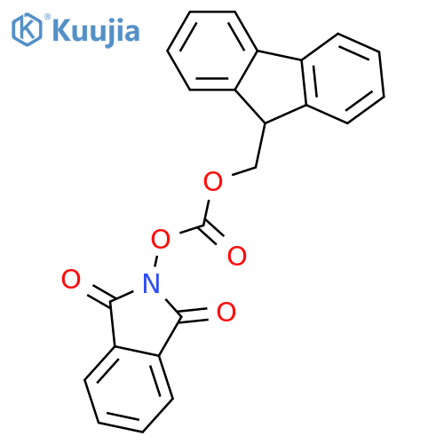 1H-Isoindole-1,3(2H)-dione, 2-[[(9H-fluoren-9-ylmethoxy)carbonyl]oxy]- structure