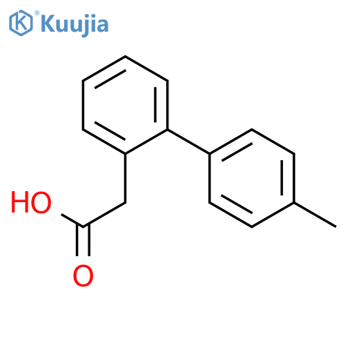 [1,1'-BIPHENYL]-2-ACETIC ACID, 4'-METHYL- structure