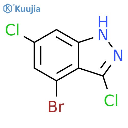 4-Bromo-3,6-dichloro (1H)indazole structure