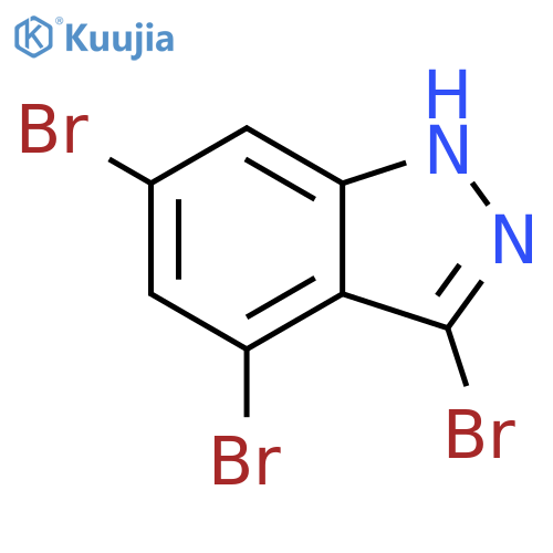 3,4,6-Tribromo (1H)indazole structure