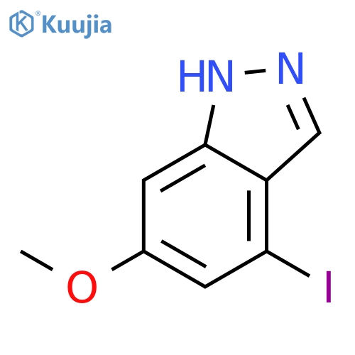 4-Iodo-6-methoxy-1H-indazole structure