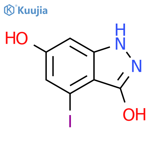 3,6-DIHYDROXY-4-IODO (1H)INDAZOLE structure