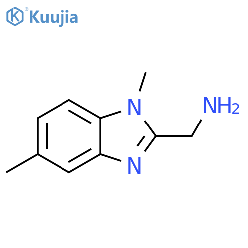 (1,5-dimethyl-1H-benzimidazol-2-yl)methylamine structure
