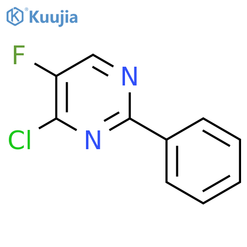 4-Chloro-5-fluoro-2-phenylpyrimidine structure