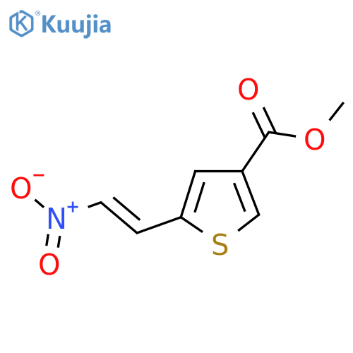 methyl 5-(2-nitroethenyl)thiophene-3-carboxylate structure