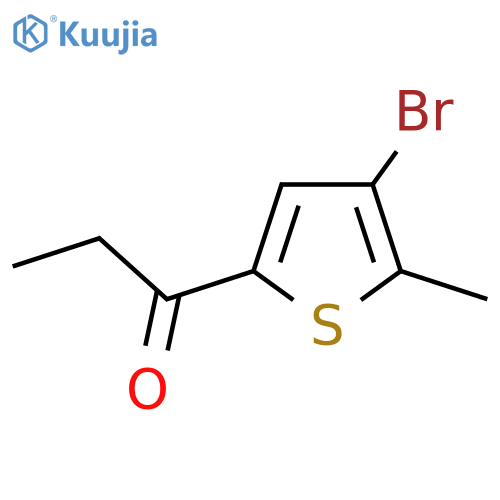 3-Bromo-5-(ethylcarbonyl)-2-methylthiophene structure