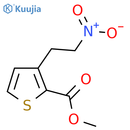 methyl 3-(2-nitroethyl)thiophene-2-carboxylate structure