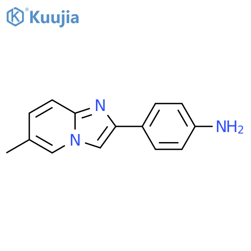 4-{6-methylimidazo1,2-apyridin-2-yl}aniline structure