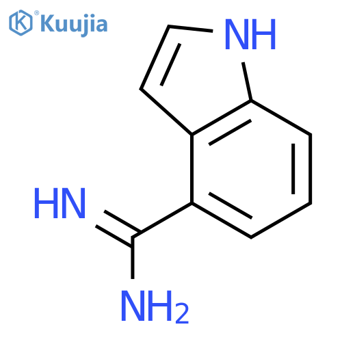 1H-Indole-4-carboximidamide structure